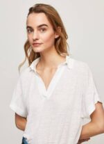žene bijela Polo majica Pepe Jeans JZ8H397 - Slika 3