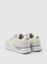 žene bijela rusper pearl kombinirane tenisice Pepe Jeans JZ8H596 - Slika 4