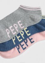 žene blijedo roza sandi 3 kom čarapa Pepe Jeans JZ8H555 - Slika 2