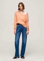 žene breskva dres opuštenog kroja s v izrezom Pepe Jeans JZ8H241