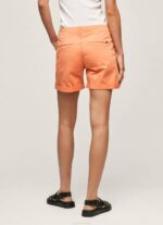 žene breskva kratke chino hlače uobičajenog kroja Pepe Jeans JZ8H522 - Slika 4