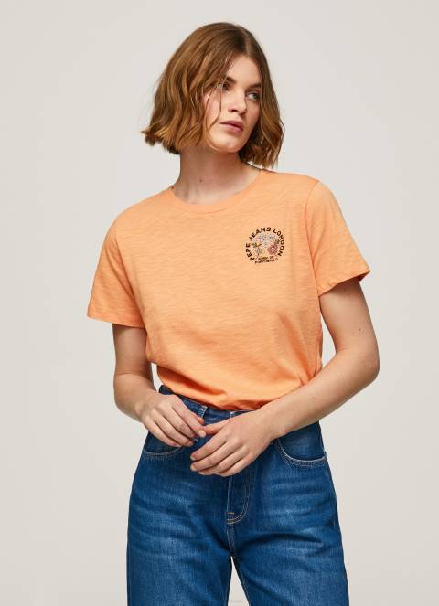 zene_breskva_majica_s_printom_logotipa_pepe_jeans_jz8h394.jpg žene breskva majica s printom logotipa Pepe Jeans JZ8H394 - Slika 1