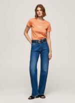žene breskva majica s printom Pepe Jeans JZ8H455 - Slika 2