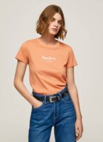 žene breskva majica s printom Pepe Jeans JZ8H455 - Slika 3