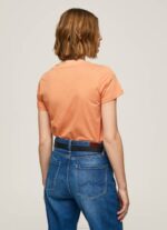 žene breskva majica s printom Pepe Jeans JZ8H455 - Slika 4