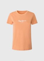 žene breskva majica s printom Pepe Jeans JZ8H455 - Slika 5