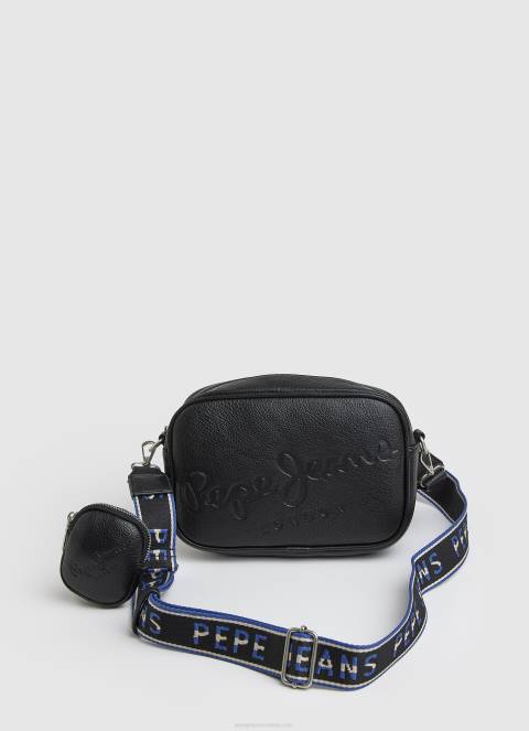 žene breskva maksi torba preko ramena s utisnutim logotipom Pepe Jeans JZ8H715 - Slika 5