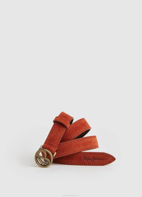 žene cedrovo drvo remen od suade okruglog logotipa Pepe Jeans JZ8H763 - Slika 1