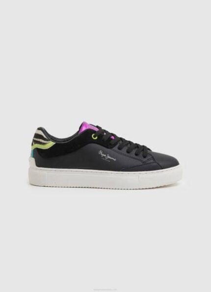 žene crno adams ari basic tenisice Pepe Jeans JZ8H613