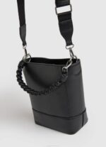žene crno bucket bag s dvostrukom drškom Pepe Jeans JZ8H732 - Slika 2