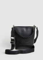 žene crno bucket bag s dvostrukom drškom Pepe Jeans JZ8H732
