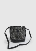 žene crno bucket bag s dvostrukom drškom Pepe Jeans JZ8H732 - Slika 5