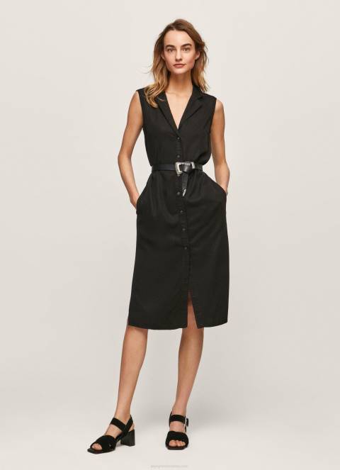 zene_crno_haljina_s_preklopnim_ovratnikom_pepe_jeans_jz8h224.jpg žene crno haljina s preklopnim ovratnikom Pepe Jeans JZ8H224 - Slika 1