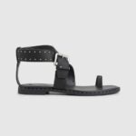 žene crno hayes trend ravne sandale Pepe Jeans JZ8H656