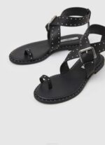 žene crno hayes trend ravne sandale Pepe Jeans JZ8H656 - Slika 3