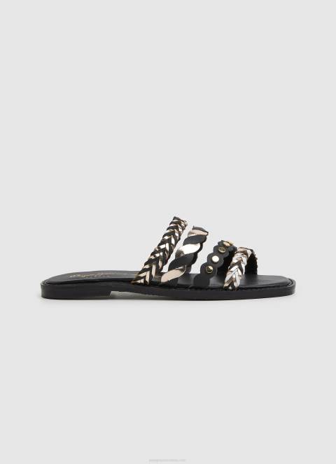 zene_crno_irma_kozne_sandale_s_vise_remena_pepe_jeans_jz8h663.jpg žene crno irma kožne sandale s više remena Pepe Jeans JZ8H663 - Slika 1