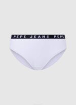 žene crno klasične gaćice s otisnutim logom Pepe Jeans JZ8H539 - Slika 4