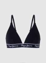 žene crno klasične tange s otisnutim logom Pepe Jeans JZ8H549 - Slika 3