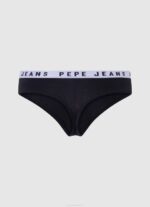 žene crno klasične tange s otisnutim logom Pepe Jeans JZ8H569 - Slika 2