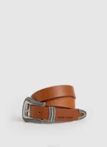 žene crno kožni remen s okruglom kopčom Pepe Jeans JZ8H762 - Slika 4