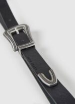 žene crno kožni tanki remen Pepe Jeans JZ8H759 - Slika 2