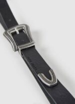 žene crno kožni tanki remen Pepe Jeans JZ8H759 - Slika 4