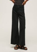 žene crno lepršave pamučne hlače Pepe Jeans JZ8H313 - Slika 2