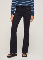 žene crno lepršave uske hlače Pepe Jeans JZ8H294 - Slika 2