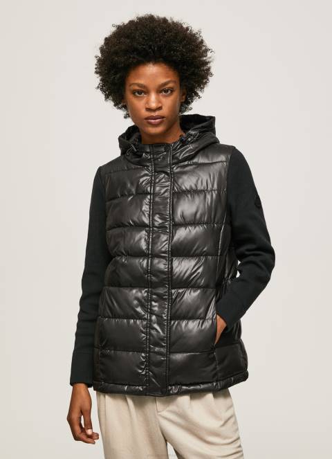 zene_crno_mat_finis_puf_jakna_pepe_jeans_jz8h121.jpg žene crno mat finiš puf jakna Pepe Jeans JZ8H121 - Slika 1