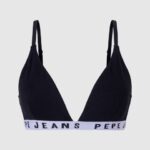 žene crno pamučni trokutasti grudnjak Pepe Jeans JZ8H538