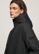 žene crno parka s unutarnjom jaknom Pepe Jeans JZ8H139 - Slika 3