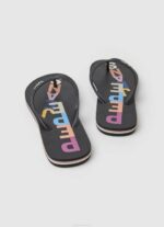 žene crno rake slova japanke za plažu Pepe Jeans JZ8H697 - Slika 4