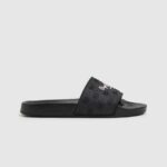 žene crno slider obične japanke za plažu Pepe Jeans JZ8H690