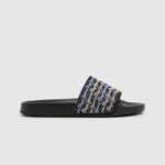 žene crno slider set japanke za plažu Pepe Jeans JZ8H692