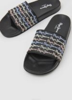 žene crno slider set japanke za plažu Pepe Jeans JZ8H692 - Slika 3
