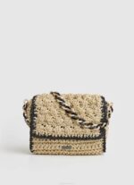 žene crno straw bucket torba Pepe Jeans JZ8H719 - Slika 5