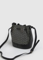 žene crno tkana jacquard torba s kantom Pepe Jeans JZ8H730 - Slika 2