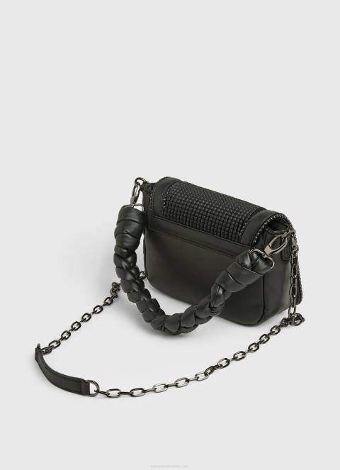 žene crno torba preko ramena s podstavljenim detaljima Pepe Jeans JZ8H708 - Slika 3