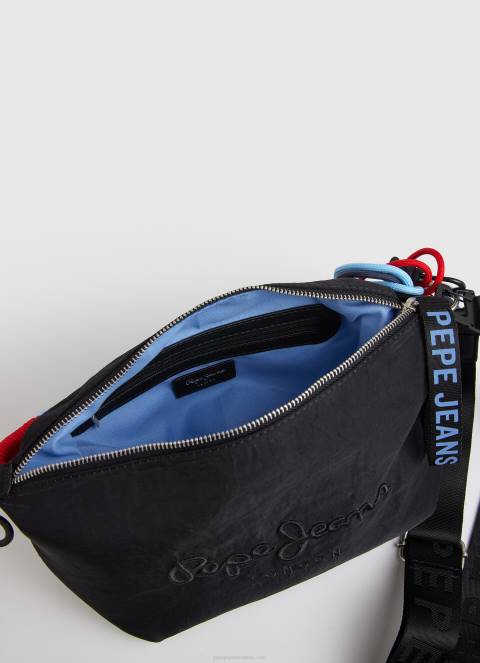 žene crno torba za rame s odvojivom ručkom Pepe Jeans JZ8H734 - Slika 3