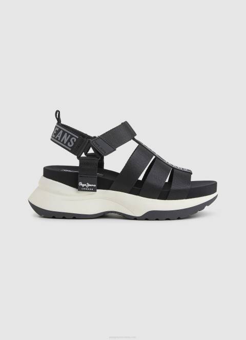 zene_crno_venus_point_trek_sandale_pepe_jeans_jz8h686.jpg žene crno venus point trek sandale Pepe Jeans JZ8H686 - Slika 1