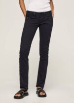 žene crno venus venus traperice ravnog kroja niskog struka Pepe Jeans JZ8H298 - Slika 2