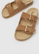 žene duhan oban etno kožne sandale Pepe Jeans JZ8H673 - Slika 3