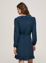 žene dulwich esha omotana kratka haljina Pepe Jeans JZ8H158 - Slika 4