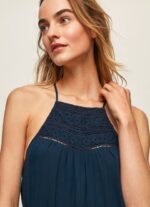 žene dulwich haljina s izvezenim detaljima Pepe Jeans JZ8H218 - Slika 3