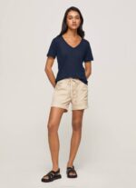 žene dulwich lanena majica s v-izrezom Pepe Jeans JZ8H467 - Slika 2