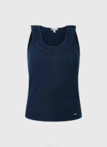 žene dulwich majica kratkih rukava s volanima Pepe Jeans JZ8H441 - Slika 5