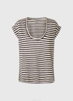 žene dulwich majica s prugastim printom Pepe Jeans JZ8H458 - Slika 5