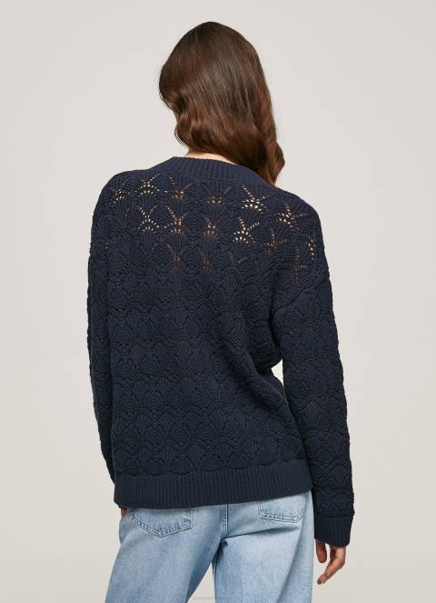 žene dulwich otvoreni kardigan s v izrezom Pepe Jeans JZ8H239 - Slika 4