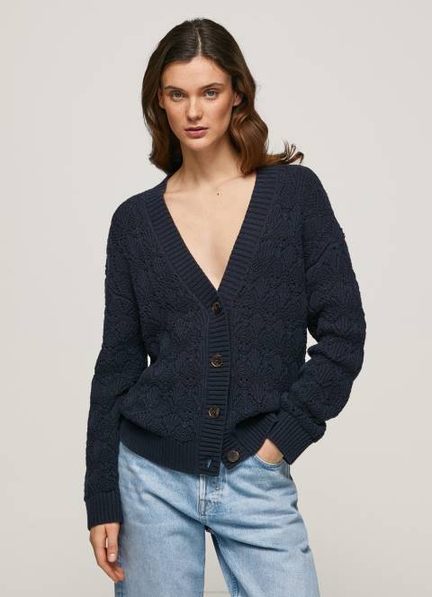 žene dulwich otvoreni kardigan s v izrezom Pepe Jeans JZ8H239 - Slika 1