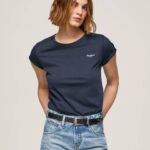 žene dulwich pamučna majica kratkih rukava Pepe Jeans JZ8H430